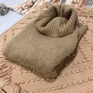 Light Brown Turtle Neck